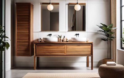 Les secrets de la décoration avec des meubles de salle de bain en teck