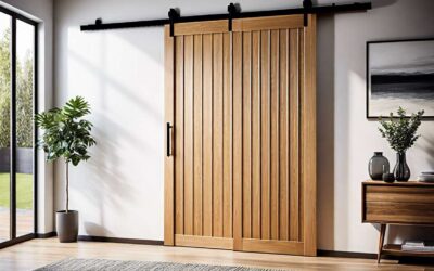 La porte coulissante en chêne massif : avantages et inconvénients