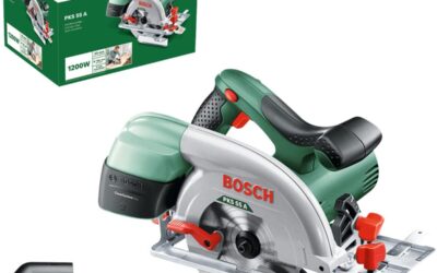 Test de la scie circulaire Bosch PKS 55 A : puissance et précision