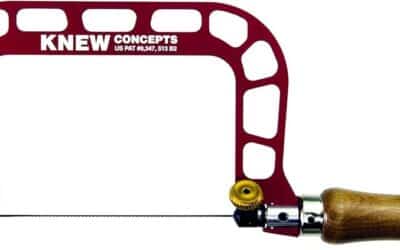 Test de la scie à chantourner arceau rouge 75 mm