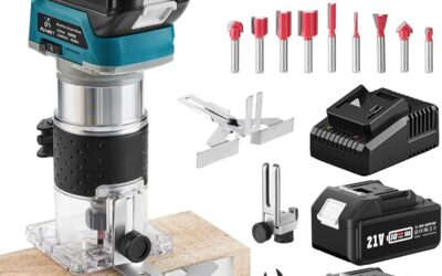 Test de l&rsquo;affleureuse sans fil 21V avec batteries 4.0Ah et fraises