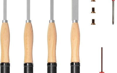 Test des outils de tournage sur bois DEEFIINE 46.5cm