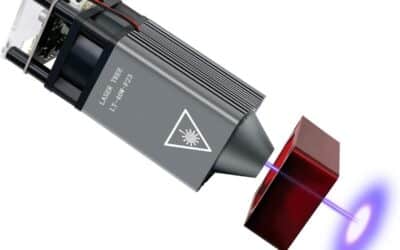 Test du module laser LASER TREE : tête de gravure et découpe 5W