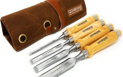 Test : ensemble de ciseaux à bois professionnels avec sac à outils