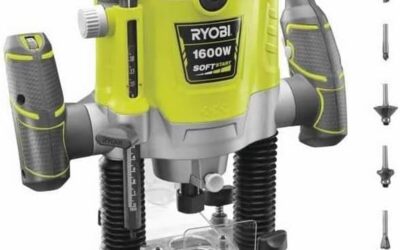 Test : défonceuse Ryobi RRT1600 – K 1600 watts + 5 fraises