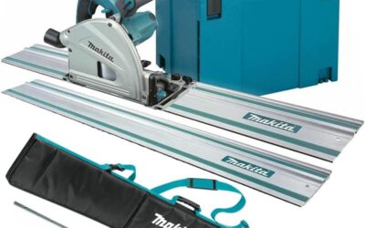 Test de la scie plongeante Makita SP6000J2 avec accessoires complets