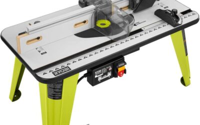 Test de la table de défonceuse universelle RYOBI A25RT03 en métal