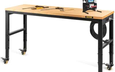 Test : établi VEVOR réglable et mobile, idéal pour le bricolage