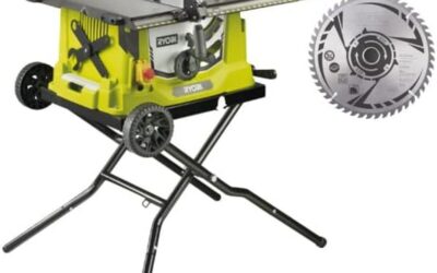 Test Ryobi RTS1800EF-G : scie sur table 1800W innovante