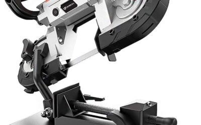 Test : scie à ruban Anbull 1100 W, avec socle et projecteur LED