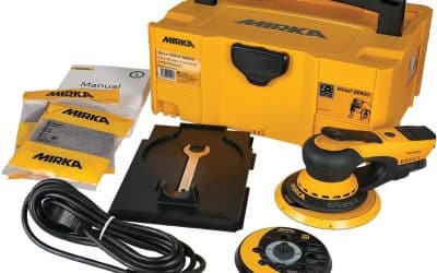 Test de la ponceuse Mirka Deros 5650CV 5 mm orbitale