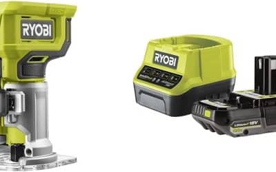 Test de l’affleureuse Ryobi 18V : performance et accessoires inclus