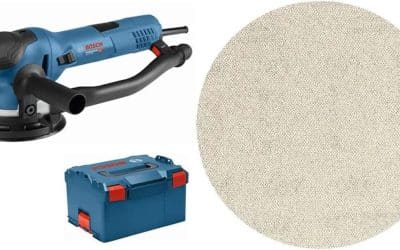 Test de la puissance Bosch GET 75-150 : ponceuse excentrique 750W