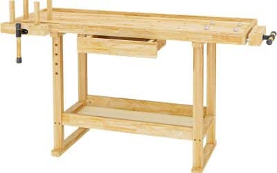 Test : établi de travail Wiltec en hévéa avec rangement et accessoires