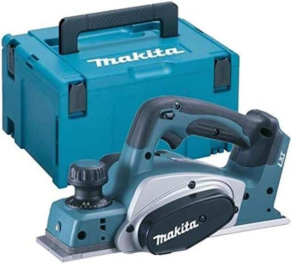Rabot 18V LXT largeur 82 mm (2x4,0Ah) en MAKPAC - MAKITA DKP180RMJ