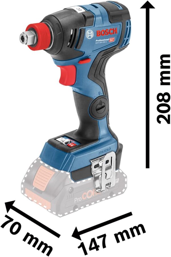 Bosch Professional Visseuse à chocs sans fil GDX 18V-200 & perceuse-visseuse sans fil GSR 18V-55 18V System (avec 2 batteries 4 Ah GBA 18V, chargeur rapide GAL 18V-40, dans L-Case)