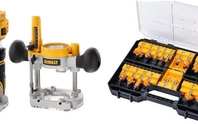 Test : dewalt XR 18V, affleureuse précise avec set de 22 fraises
