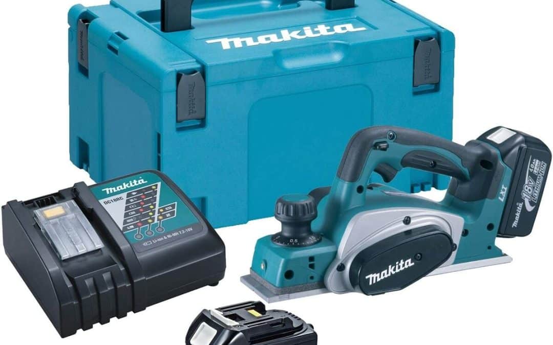 Test : rabot Makita DKP180RMJ 18V LXT 82 mm