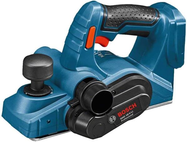 Bosch GHO 18 V-LI Professional Rabot électrique 14000 tr/min Noir, Bleu, Rouge
