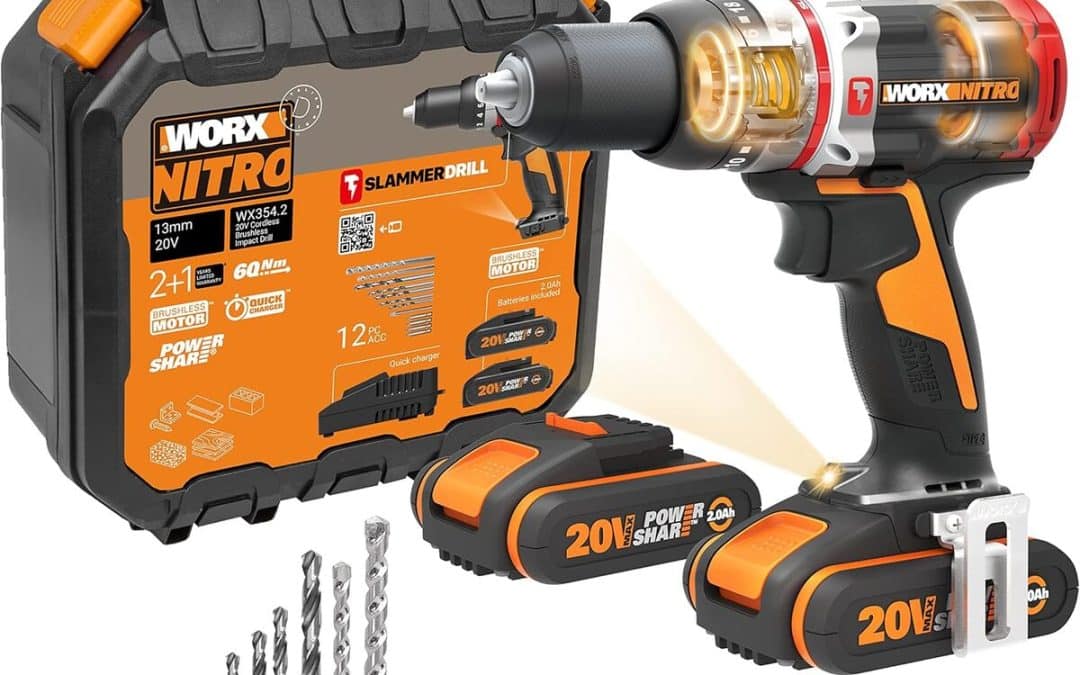 Test de la perceuse-visseuse WORX Nitro 18V WX354.2