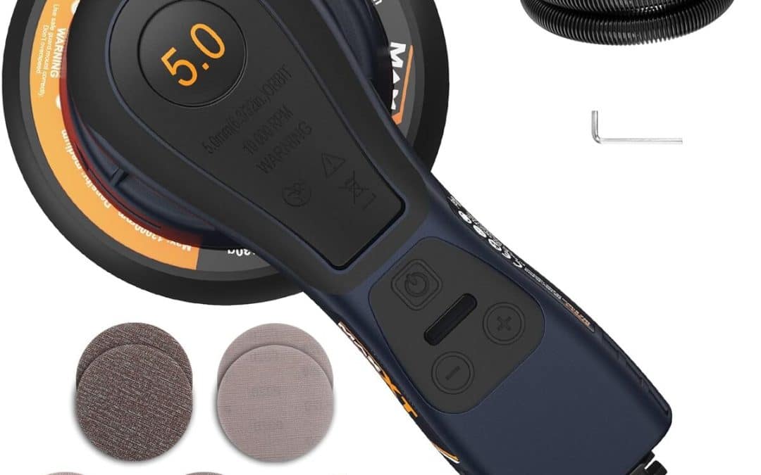 Test de la ponceuse Maxxt excentrique sans balais 5, 0 mm : polyvalence et puissance