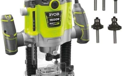 Test : pack Ryobi défonceuse électrique RRT1600-K – 1600W et coffret 5 fraises