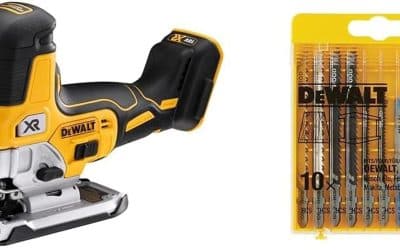 Test : scie sauteuse sans fil 18V Dewalt DCS335N-XJ avec set de lames 10 pcs