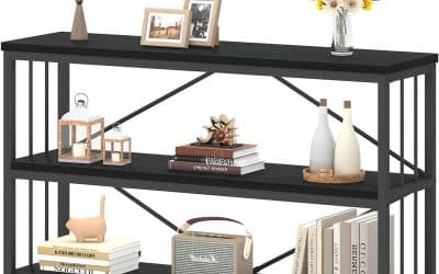 Test : bibliothèque IBF industrielle rustique à 3 niveaux