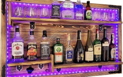 Test de l&rsquo;étagère murale weeco avec éclairage LED RGB pour bar