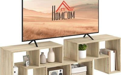 Test du meuble TV extensible HOMCOM : design et rangement optimisés