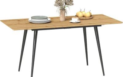 Test table à manger pliante HOMCOM 160 cm