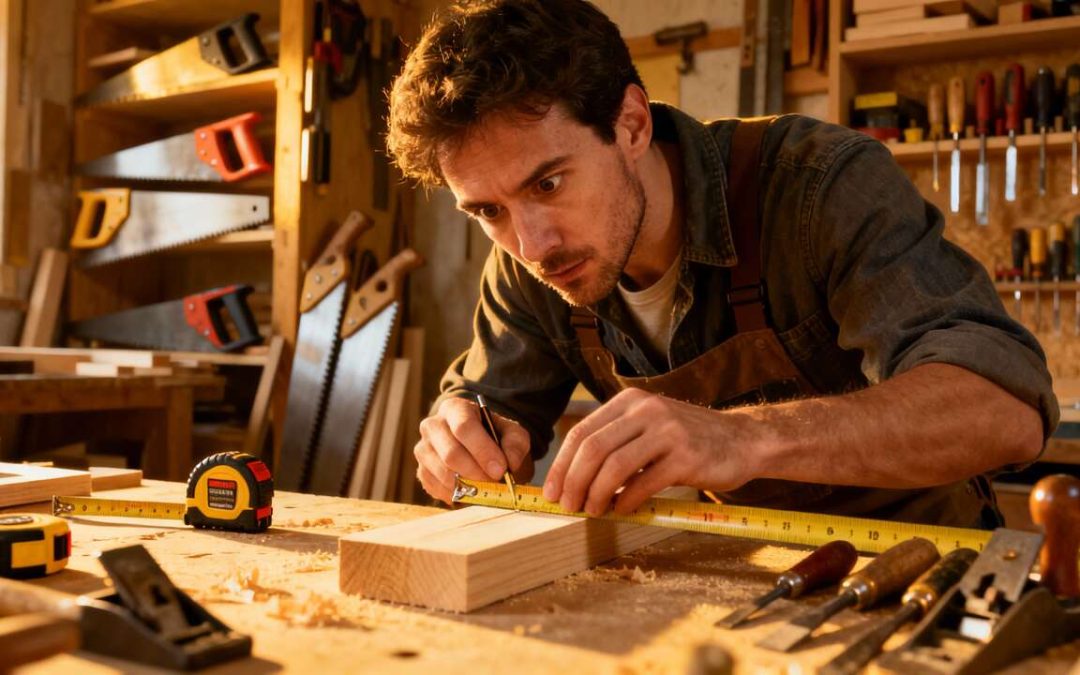 Mesurer et découper avec précision en menuiserie : astuces et techniques sans gaspillage