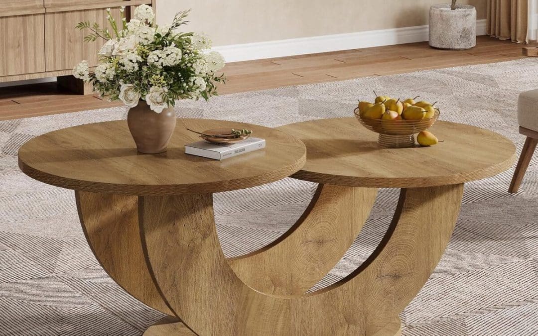 Avis sur la table ronde Tribesigns 46 pouces : élégance et modernité