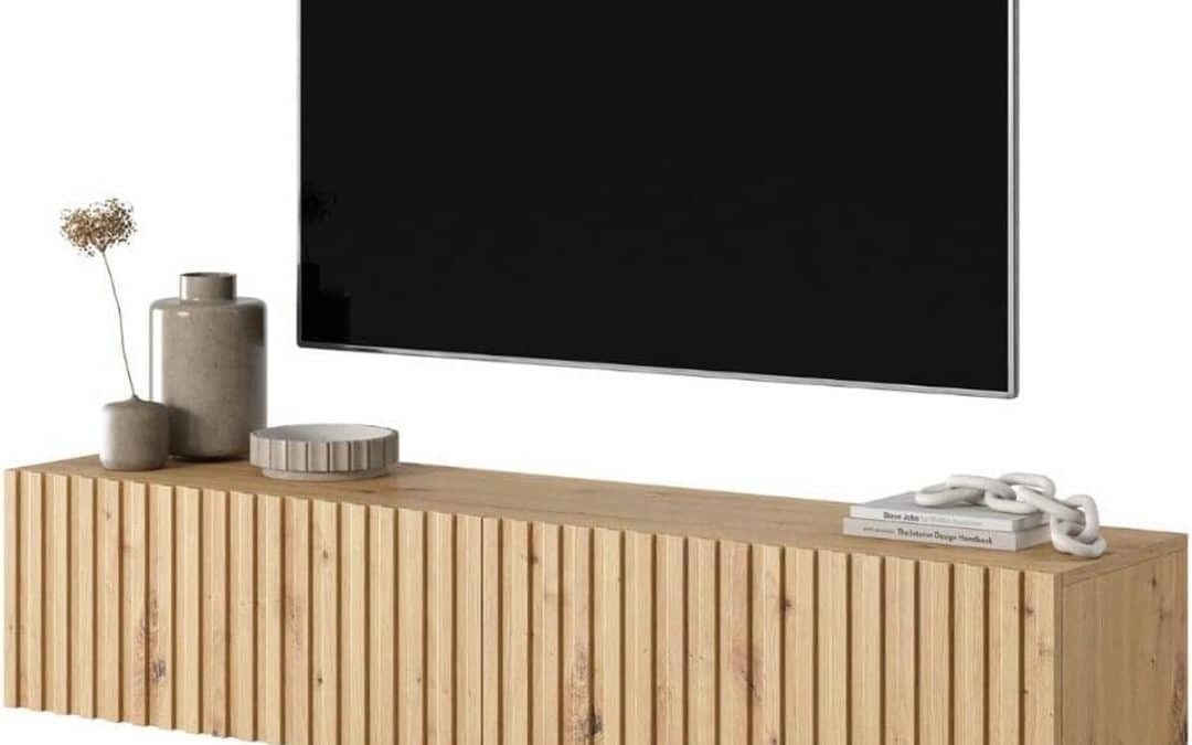 Avis sur le meuble TV Selsey Telire 140 cm en chêne Artisan