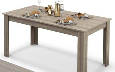 Test de la table à manger Homasis : élégance et robustesse pour 8 personnes