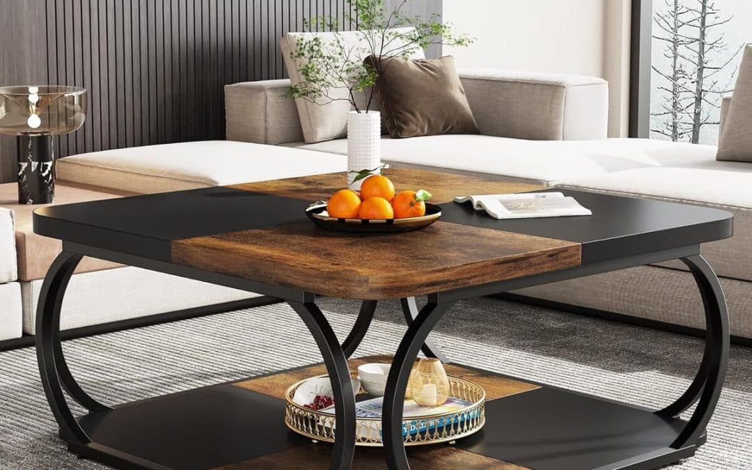 Test de la table basse carrée Tribesigns : charme industriel pour le salon