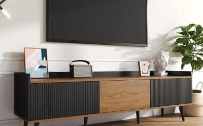 Test du meuble TV rétro BTM en bois 150 cm