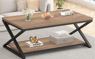 Test : étagère basse HSH pour salon en bois rustique