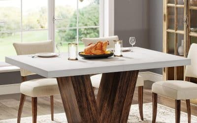 Test : table à manger Tribesigns pour 4 personnes