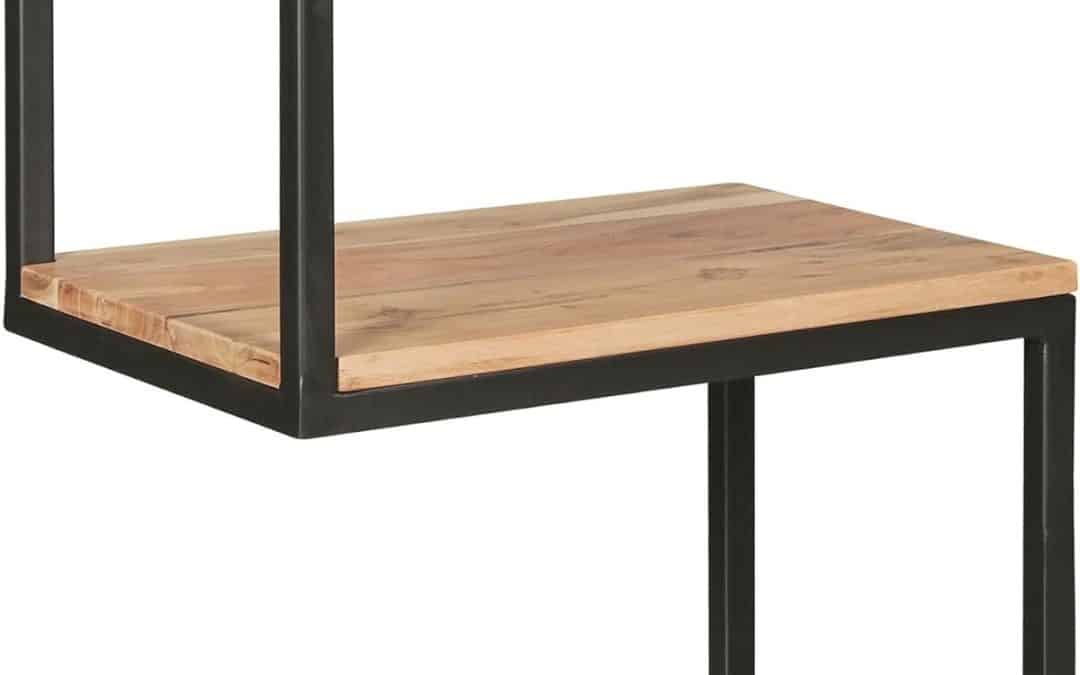 Test : table d'appoint FineBuy bois massif et métal