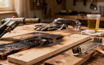 Technique du Bois Brûlé Shou Sugi Ban : guide Complet