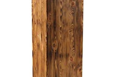 Avis colonne rustique en bois de noyer : décoration stable et intemporelle