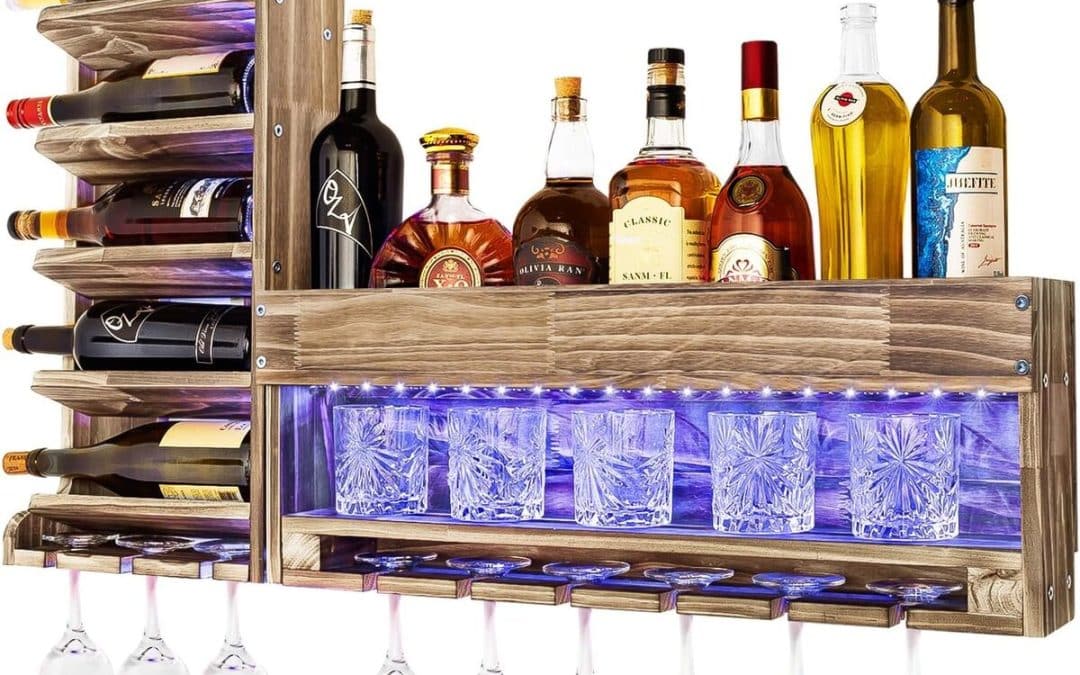Avis : étagère à vin Yorbay LED vintage
