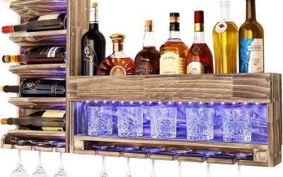 Avis : étagère à vin Yorbay LED vintage