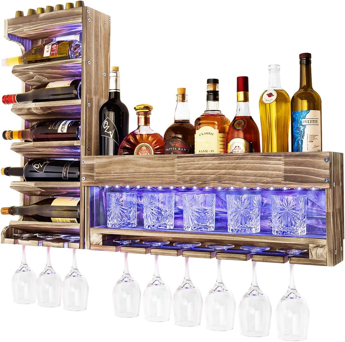 Avis : étagère à vin Yorbay LED vintage