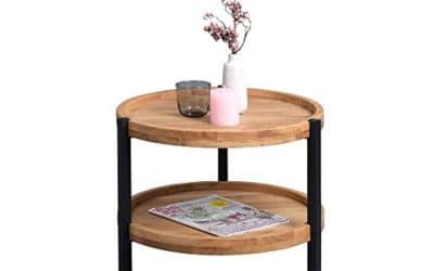 Avis sur la table basse Alva 1 de M2 Kollektion : design en bois plaqué chêne