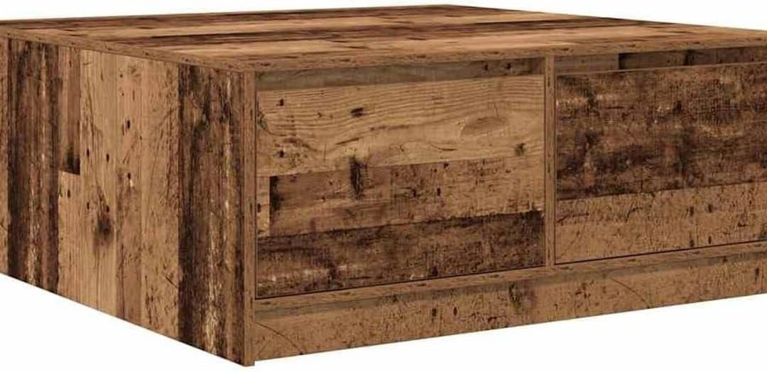 Avis sur la table basse en vieux bois de vidaXL : design et fonctionnalité