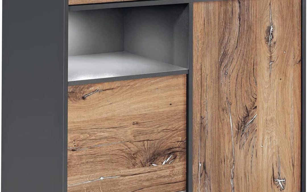 Revue du meuble de salon Extreme Furniture Venice avec LED et portes rabattables