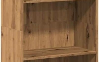 Test : bibliothèque vidaXL chêne artisanal 60x30x189 cm bois d’ingénierie