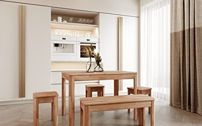 Test de la table à manger KROKWOOD Berlin en hêtre massif